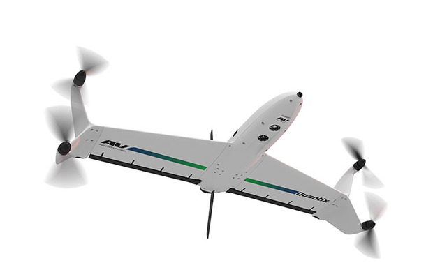 【世界のドローン47】垂直離着から水平飛行へ華麗にフライトするテイルシッター型探知ドローン「Quantix」