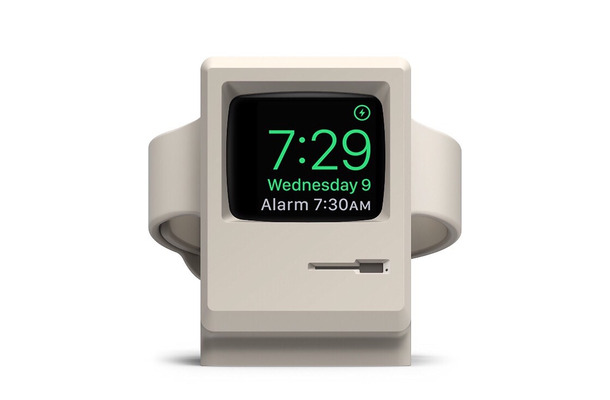 まるでミニチュアのMacintosh！Apple Watchの充電キット「W3 Stand」