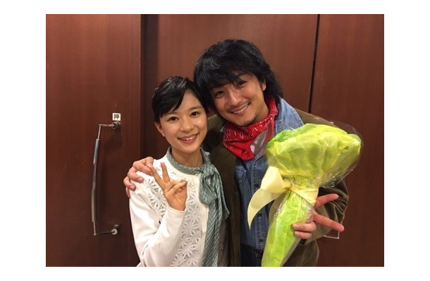 「べっぴんさん」主演・芳根京子、共演の上地雄輔とのツーショット「心強かった。。」