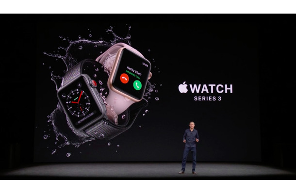 Apple、LTE通信も可能な「Apple Watch Series 3」を発表！