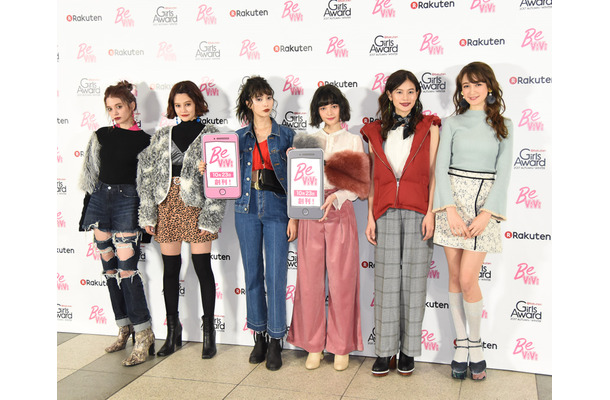 瑛茉ジャスミン、emma、八木アリサ、玉城ティナ、立花恵理、藤井サチ【撮影：竹内みちまろ】