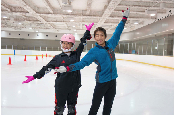 「笑うしかなかった」カンテレ新人・谷元星奈アナ、織田信成指導のもとフィギュアに挑戦