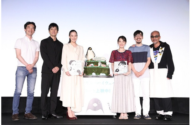 『ペンギン・ハイウェイ』初日舞台挨拶スチール(C)2018 森見登美彦・KADOKAWA／「ペンギン・ハイウェイ」製作委員会