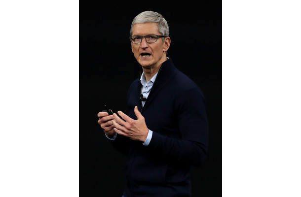 Appleのティム・クックCEO（C）Getty Images