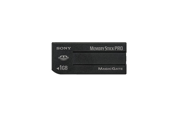 　ソニーは17日、1GバイトのメモリースティックPRO「MSX-1GS」を2005年1月21日に発売する。