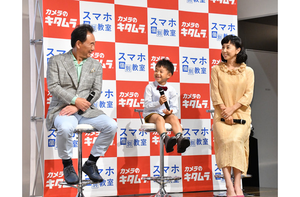 東尾修、石田理汰郎、東尾理子【写真：竹内みちまろ】