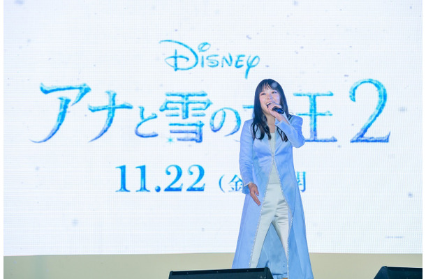 『アナ雪2』日本版エンディング歌う中元みずき、大阪・光の饗宴2019開宴式で生歌披露