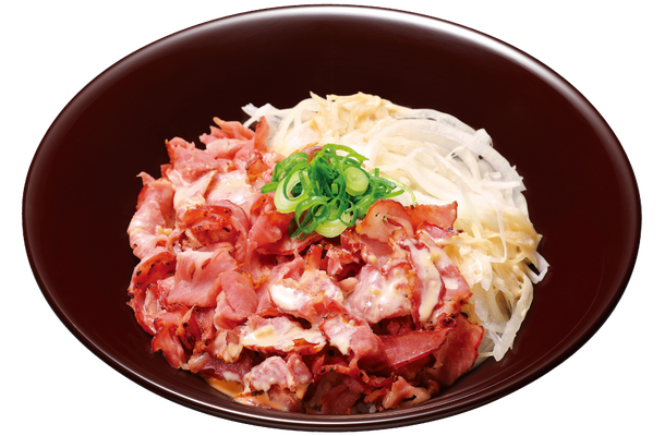 すき家、スモークポークを使った「ニューヨークポーク丼」新発売