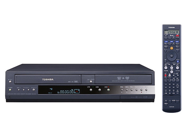 250GバイトHDD/VHS/DVDレコーダー搭載のRD-XV44（3月中旬発売）