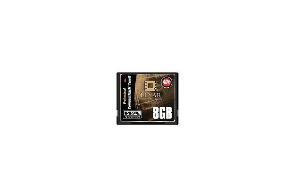 　レキサー・メディアは10日、同社プロフェッショナルシリーズの新製品として、8Gバイトの40倍速コンパクトフラッシュカード「CFB8GB-40-380」の販売を開始した。