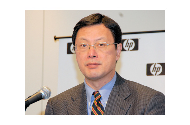 日本HPの執行役員エンタープライズストレージ・サーバ事業統括である松本芳武氏