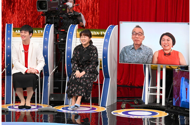（左から）Ｍｒ.シャチホコ、みはる夫妻、遠藤裕司さん、亜貴子さん夫妻（Ｃ）ＭＢＳ