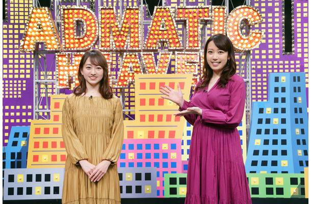 左から片渕茜アナ、須黒清華アナ（C）テレビ東京