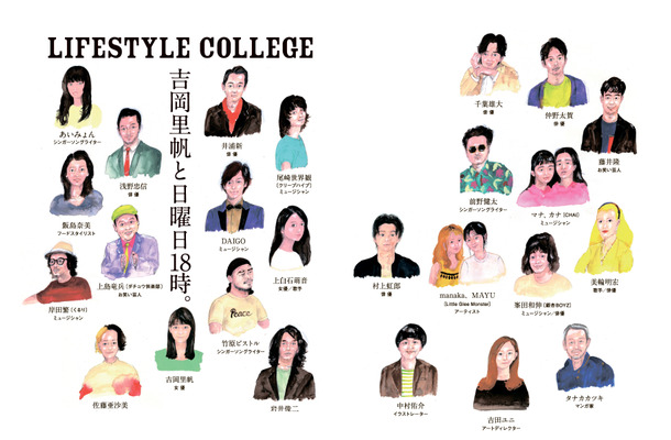 『LIFESTYLE COLLEGE　吉岡里帆と日曜日18時』（リットーミュージック）