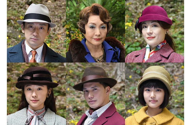 上段左から）山本耕史、松坂慶子、シルビア・グラブ、下段左から）堀田真由、市原隼人、原菜乃華