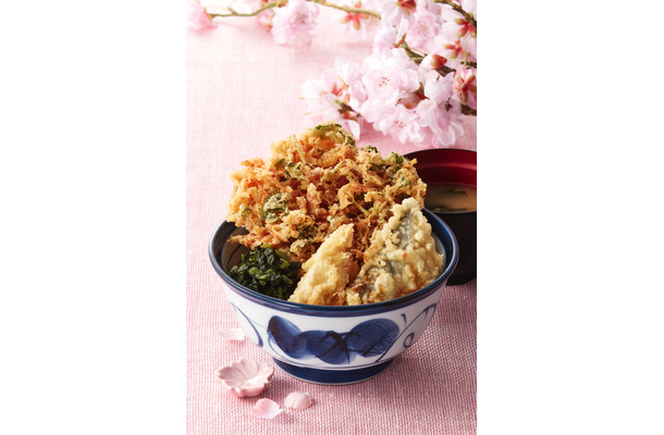 天丼てんや、春の名物商品「桜海老天丼」今年も発売