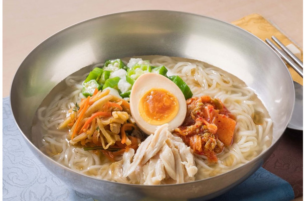 山芋オクラの冷麺～のどごし麺とコクのスープ