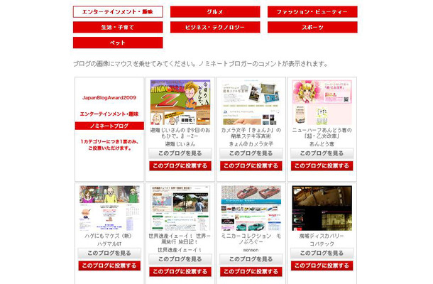 Japan Blog Award 2009