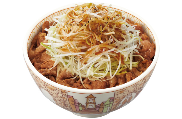 白髪ねぎ牛丼