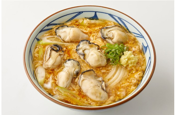 丸亀製麺、「牡蠣たまあんかけうどん」発売！広島県産牡蠣を贅沢に6個使用