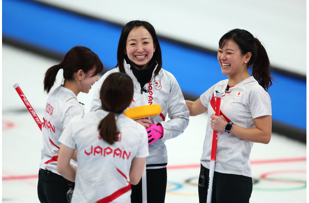 カーリング女子　 (Photo by Elsa/Getty Images)