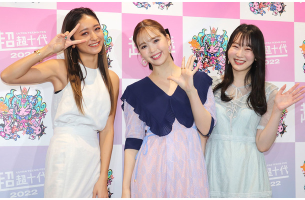 池田美優(みちょぱ)、藤田ニコル、越智ゆらの【撮影：浜瀬将樹】