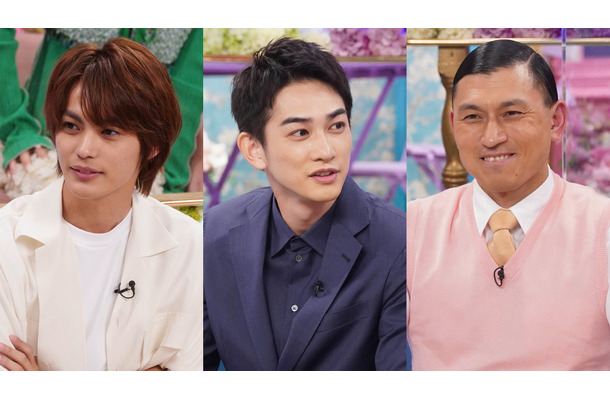神尾楓珠、町田啓太、春日俊彰（オードリー）（C）フジテレビ