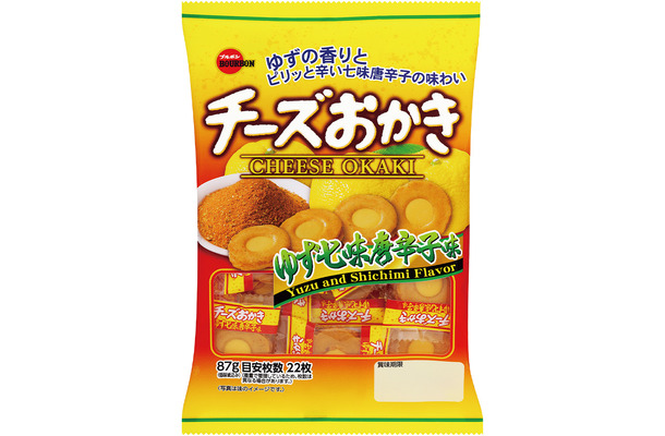 チーズおかきゆず七味唐辛子味