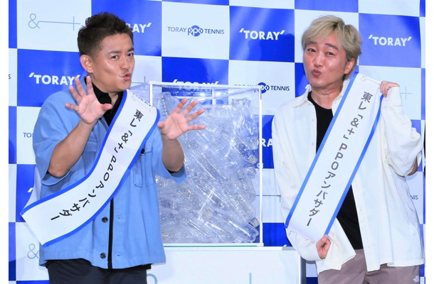 スピードワゴン(井戸田潤、小沢一敬)【撮影：小宮山あきの】