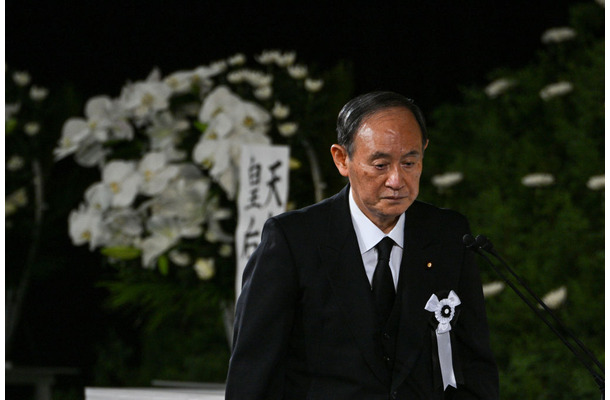 菅義偉前総理(Photo by Philip Fong, - Pool/Getty Images)