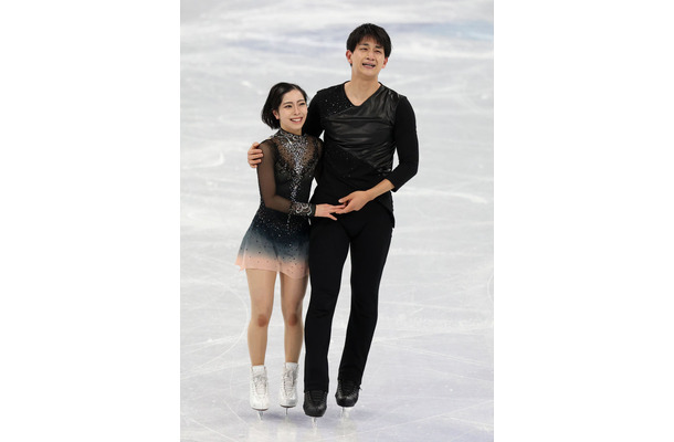 フィギュアスケートペア選手・三浦璃来＆木原龍一(Photo by Jean Catuffe/Getty Images)