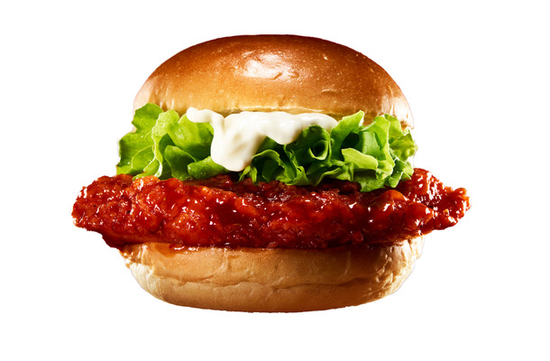 チーズヤンニョムチキンバーガー