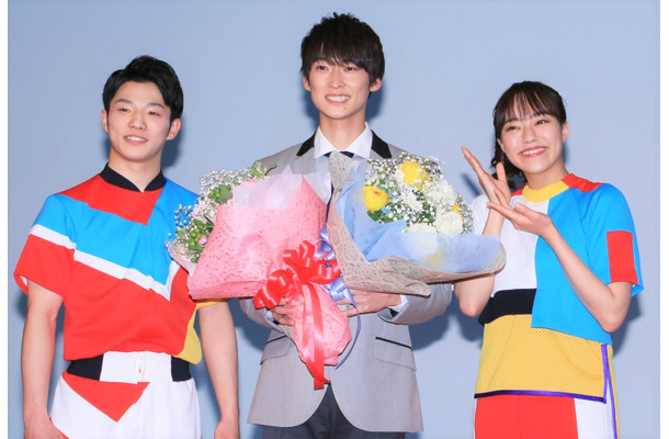 佐久本和夢、福尾誠、秋元杏月【撮影：小宮山あきの】