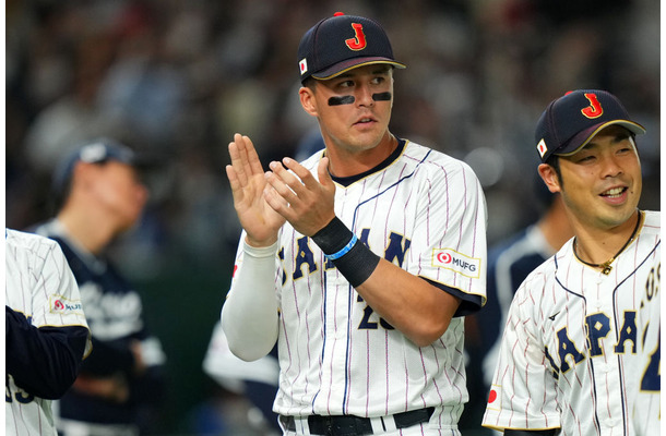 ヌートバー選手 (Photo by Masterpress - Samurai Japan/SAMURAI JAPAN via Getty Images)