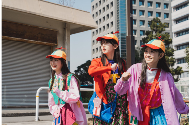 池田瑛紗・一ノ瀬美空・小川彩（乃木坂46）　（c）東京ニュース通信社