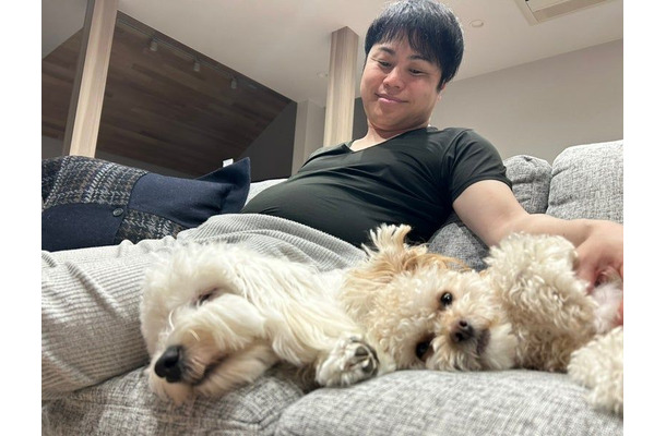 井上裕介、愛犬