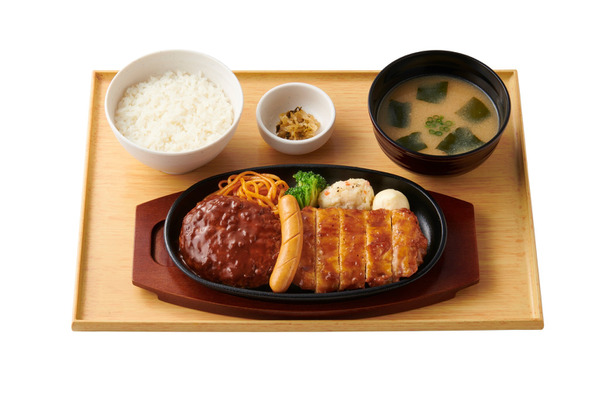 ミックスグリル定食