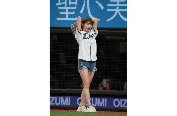 雪平莉左　（c）SEIBU Lions