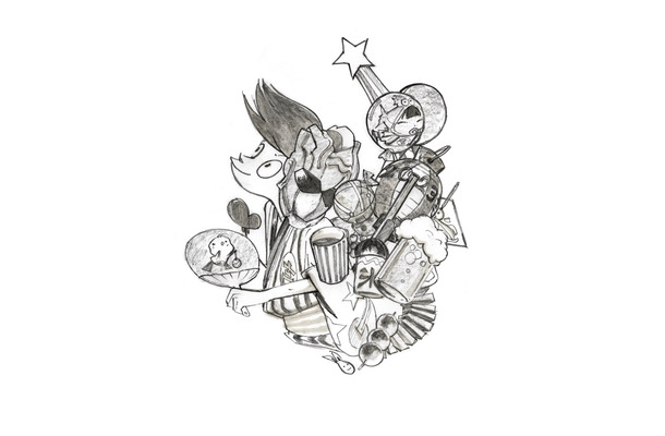 「キチジョージえんにち」原画