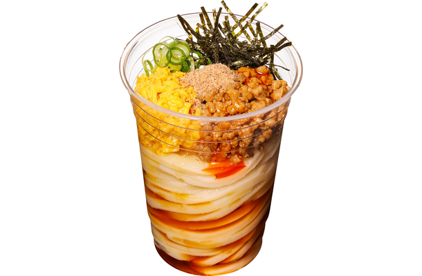 ピリ辛肉そぼろぶっかけうどん
