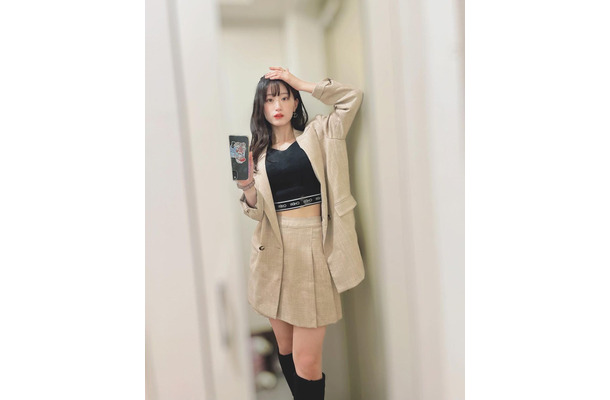 NMB48・上西怜（インスタグラムから＝所属事務所に掲載許可をいただいています）