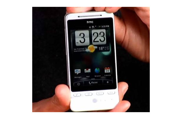 「HTC Hero」の外観