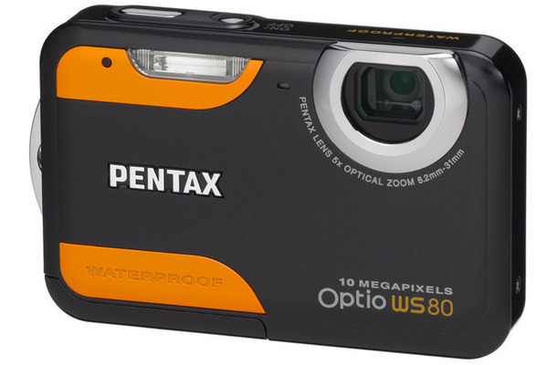 PENTAX Optio WS80（ブラックプラスオレンジ）