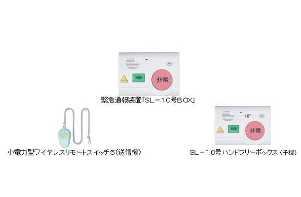 SL−10号BOXおよびワイヤレスリモートスイッチ外観