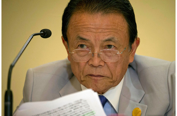 麻生太郎 (Photo by Ng Han Guan-Pool/Getty Images)