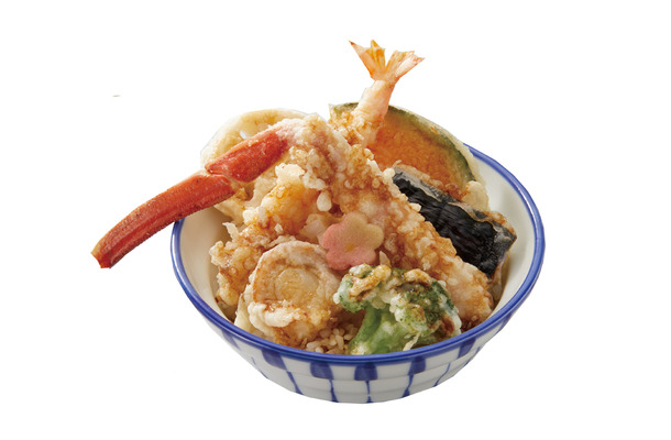 本ずわいがにと青森県産帆立の天丼　840円