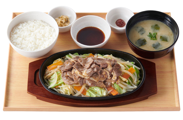 野菜とラムのジンギスカン定食