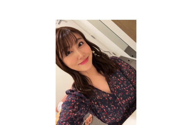 第2子妊娠中の安めぐみ、自撮りショットで産休入り報告