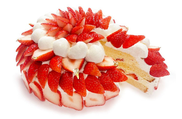 岐阜県産 いちご「華がかり」のショートケーキ