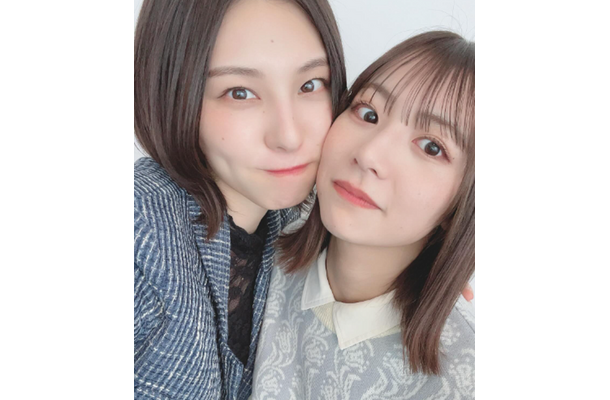 相楽伊織と北野日奈子（写真は相楽伊織の公式インスタグラムから）※所属事務所に掲載許諾をもらってます